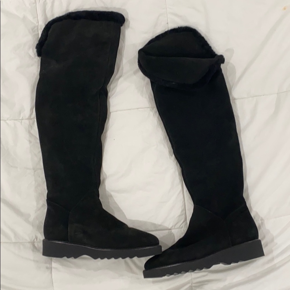 Aquatalia Over The Knee Suede Boots